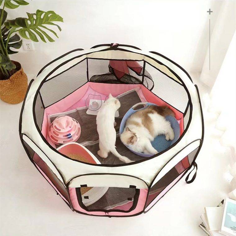 Portable and Foldable Pet Playpen House Playground For Dogs and Cats - Image 3