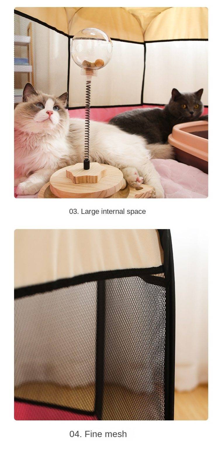 Portable and Foldable Pet Playpen House Playground For Dogs and Cats - Image 8