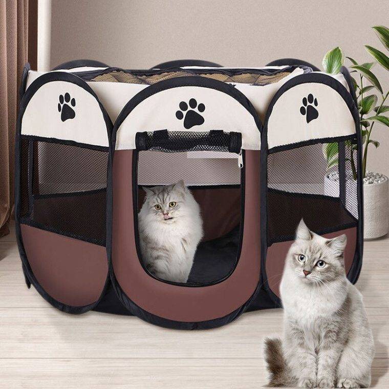 Portable and Foldable Pet Playpen House Playground For Dogs and Cats - Image 13