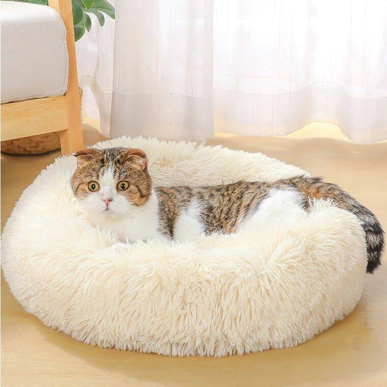 Ultra-Soft Plush Dog Bed – Washable, Cozy & Deep Sleep Nest for Pets ✨