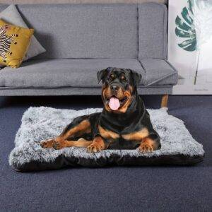 Ultra-Soft Plush Dog Bed – Cozy, Warm & Washable Sleeping Nest for Pets ✨