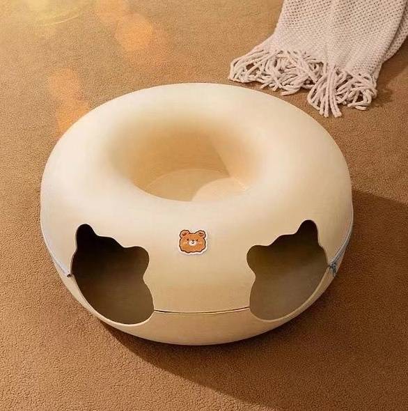 Cozy 2-in-1 Cat Tunnel Bed – Ultimate Play & Rest Haven for Your Feline! - Image 7